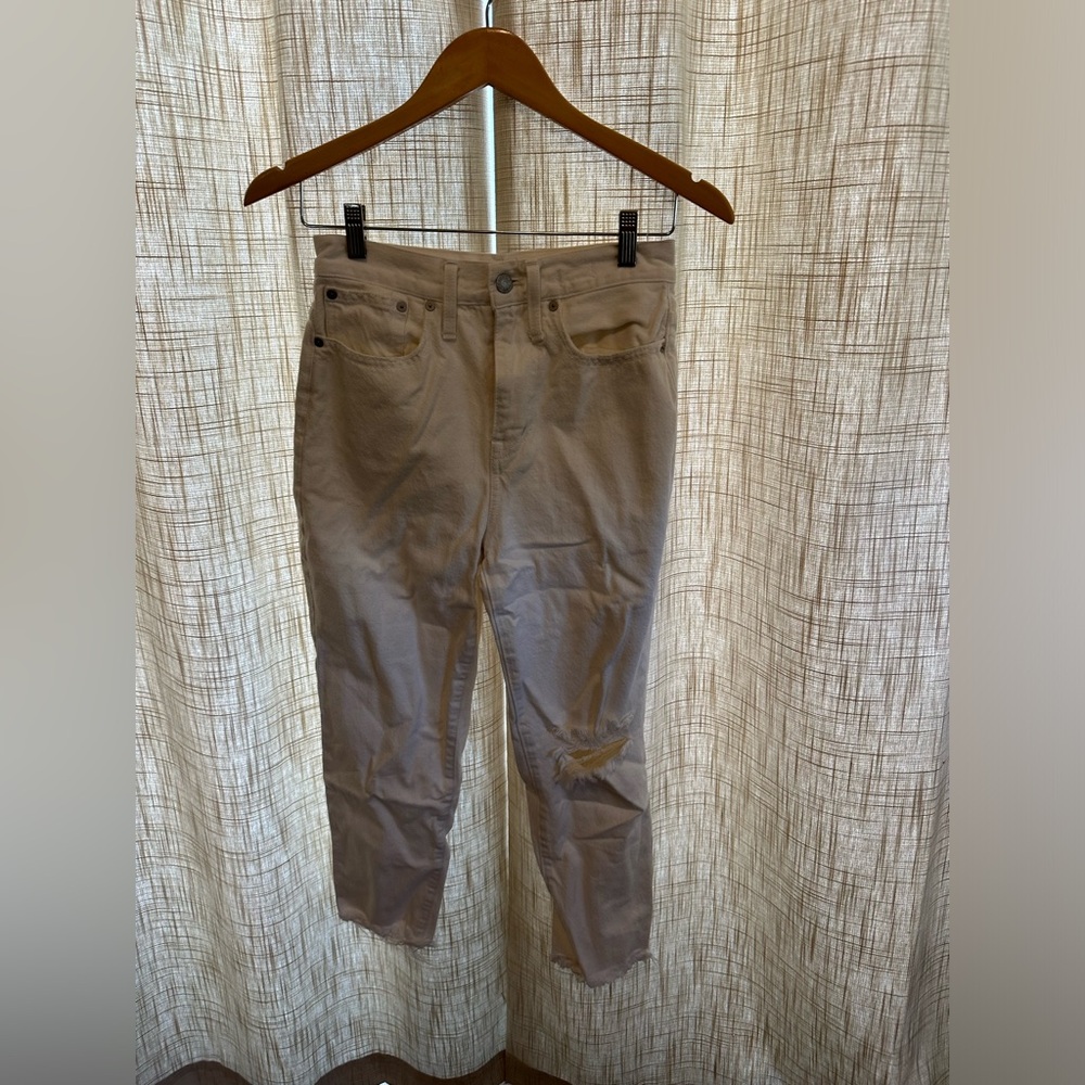 White Madewell Vintage Straight Jeans